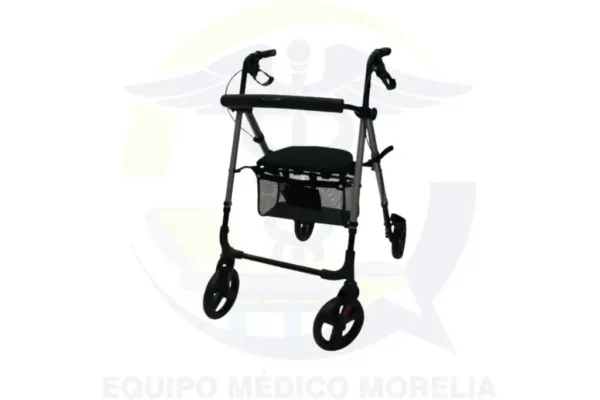 Andadera rollator plegable - equipo medico morelia