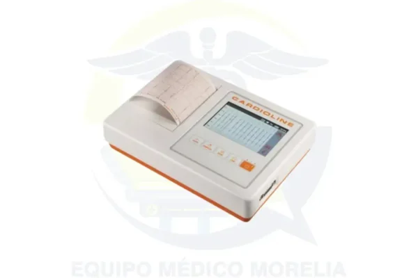 Cardioline ECG100L | Electrocardiógrafo Portátil 12 Derivaciones | Pantalla Táctil 5” Color | USB a PC | Memoria 50 ECG | Papel Rollo 100 mm