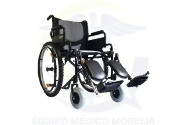 Silla Esmaltada 19 pulgadas con elevapiernas en equipo medico morelia