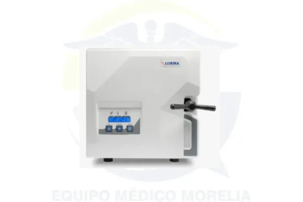 Autoclave Lorma AV07 12 L | Cámara 34 × 21.5 cm | 3 Charolas | 120V / 60Hz | 1050 W | Fusible Europeo 10A