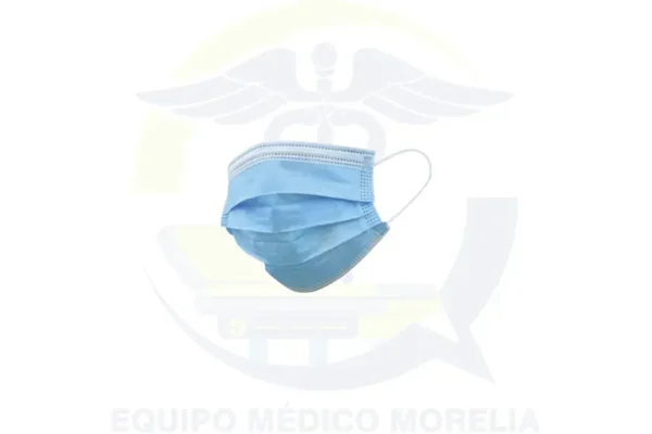 Cubrebocas Desechable Plisado con Clip Nasal Ajustable | Paquete 50 Piezas | Uso Diario equipo medico morelia