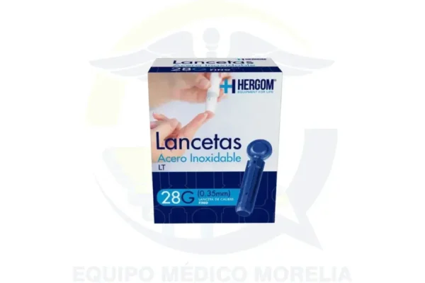 Lancetas para Glucómetro | Estériles y Desechables | Aguja de Acero Inoxidable