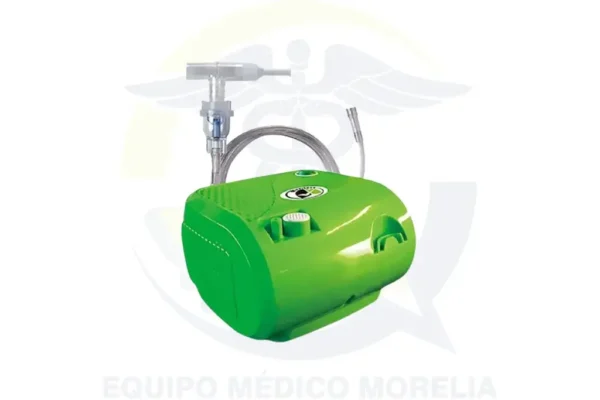 Nebulizador de compresor MEDINEB-04: compresor tipo pistón con flujo mínimo de 8 LPM y tamaño compacto para aerosolterapia en casa o consultorio. en Equipo Médico Morelia