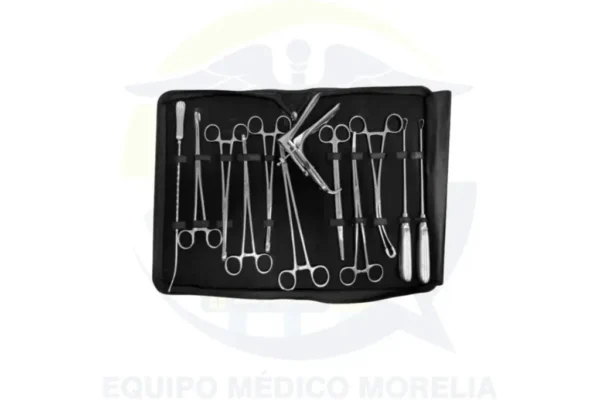 Set de Revisión Uterina 12 Piezas de Acero Inoxidable Alemán | ISO 9001 | Autoclave | Instrumental Ginecológico